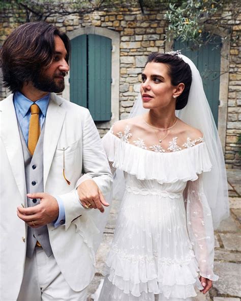 Charlotte Casiraghi wedding dresses